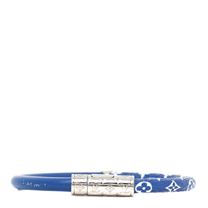 Louis Vuitton Monogram Daily Confidential Bracelet 17 Blue 1 of 5
