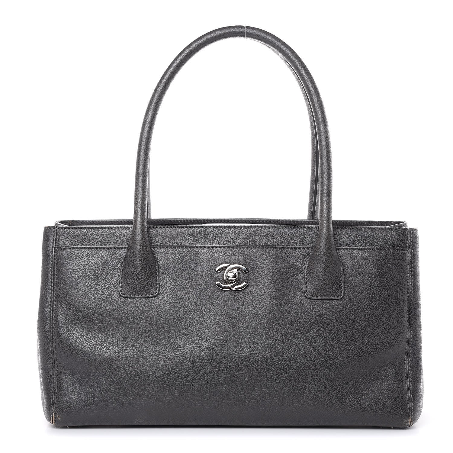 Chanel Calfskin Small Cerf Executive Shopper Tote Grey 1 of 19