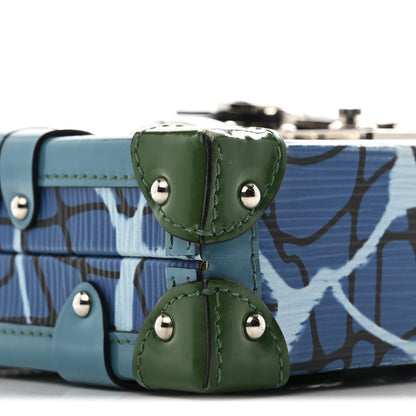 Louis Vuitton Epi Petite Malle Aqua 8 of 9
