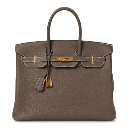Hermes Togo Birkin 35 Etoupe 1 of 12