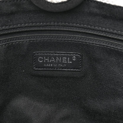 Chanel Woven Straw Raffia Small Deauville Tote Grey 6 of 14