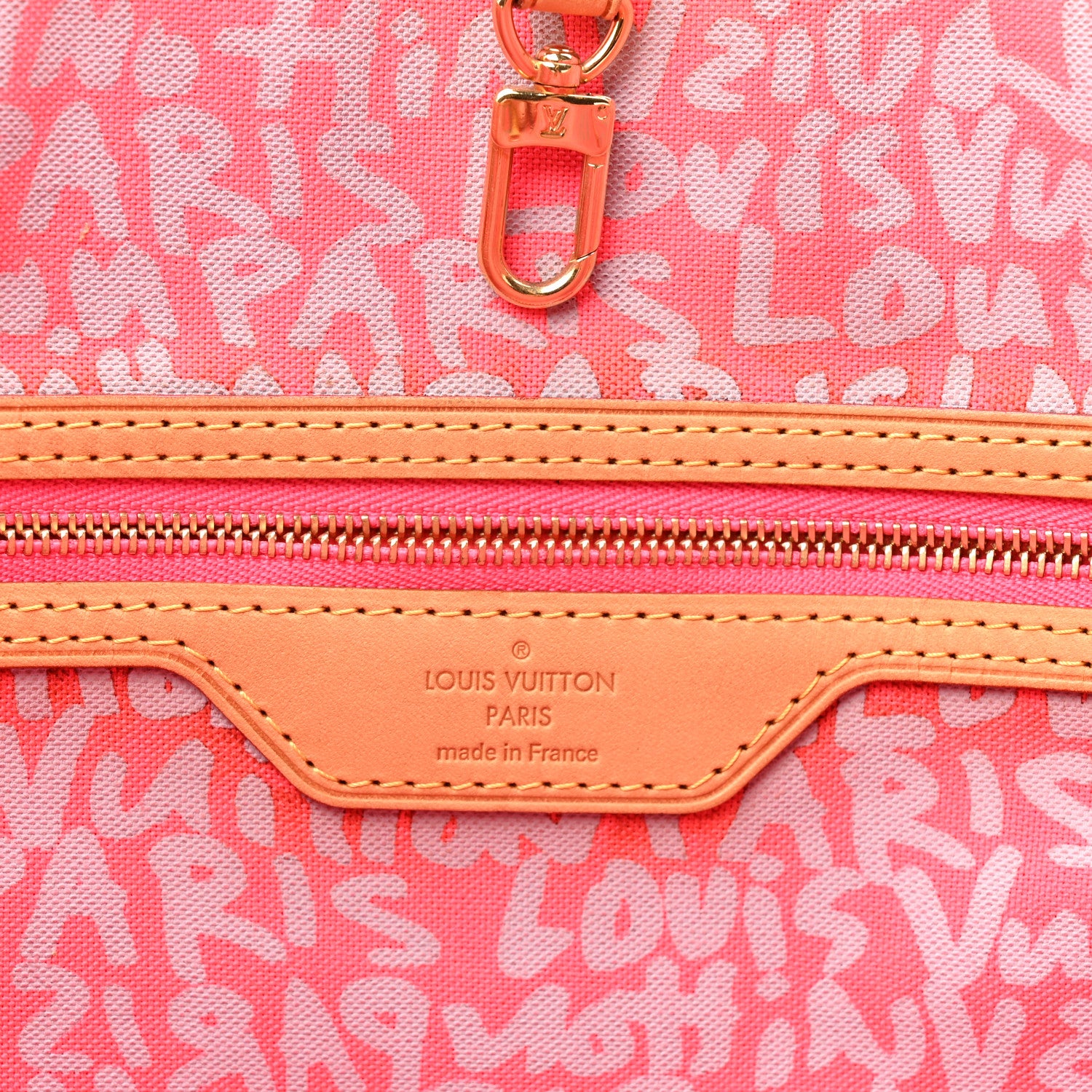 Louis Vuitton Monogram Graffiti Neverfull GM Fuchsia 6 of 16