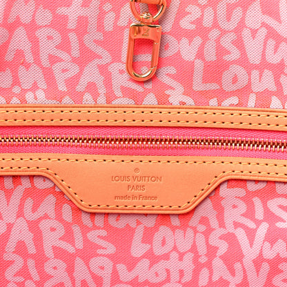 Louis Vuitton Monogram Graffiti Neverfull GM Fuchsia 6 of 16