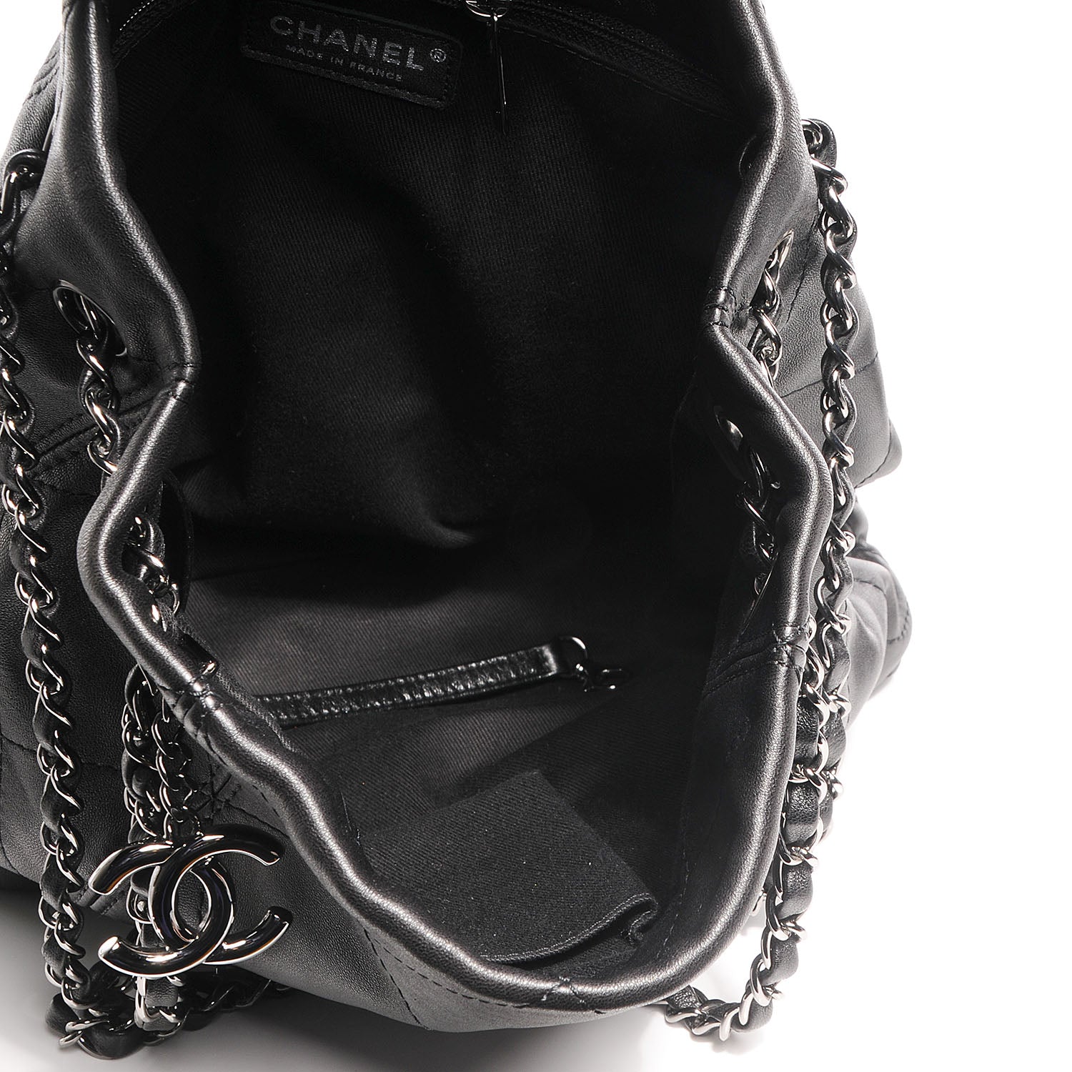 Chanel Lambskin Soft Touch Shoulder Bag Black 7 of 8