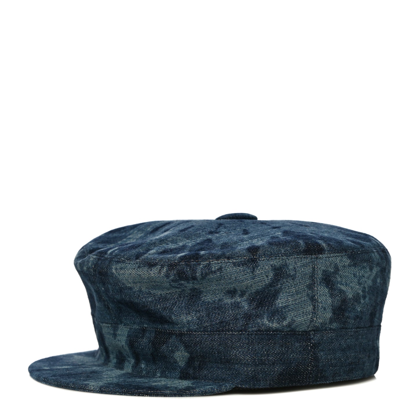 Cotton Denim Baker Boy Hat 57 Blue