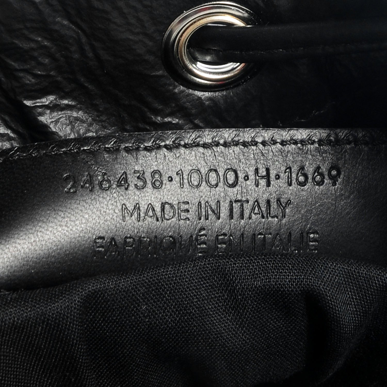 Balenciaga Matte Goatskin Rubber Covered Classic Hardware Mini Pompon Black 7 of 9