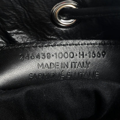 Balenciaga Matte Goatskin Rubber Covered Classic Hardware Mini Pompon Black 7 of 9
