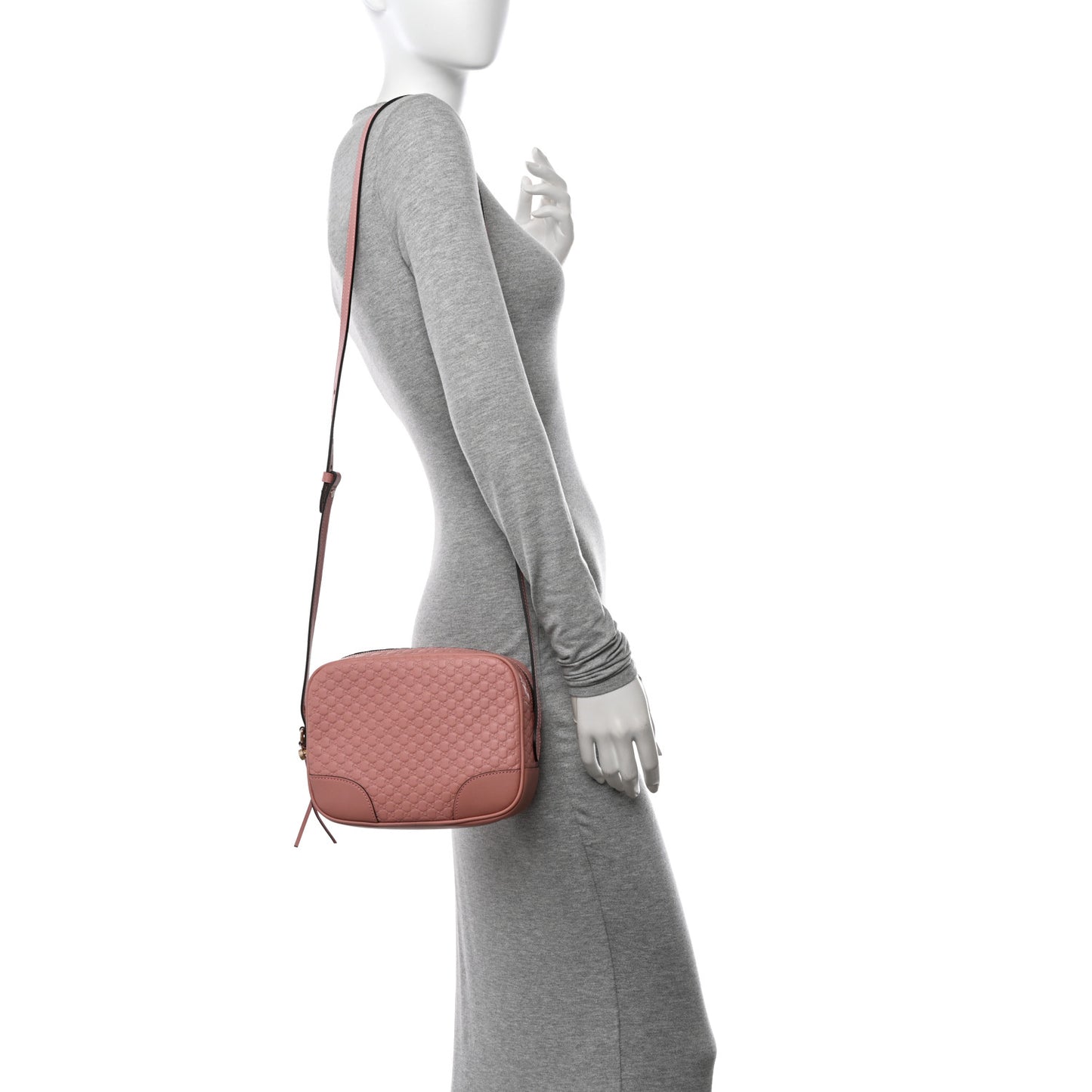 Soft Microguccissima Mini Bree Messenger Bag Soft Pink