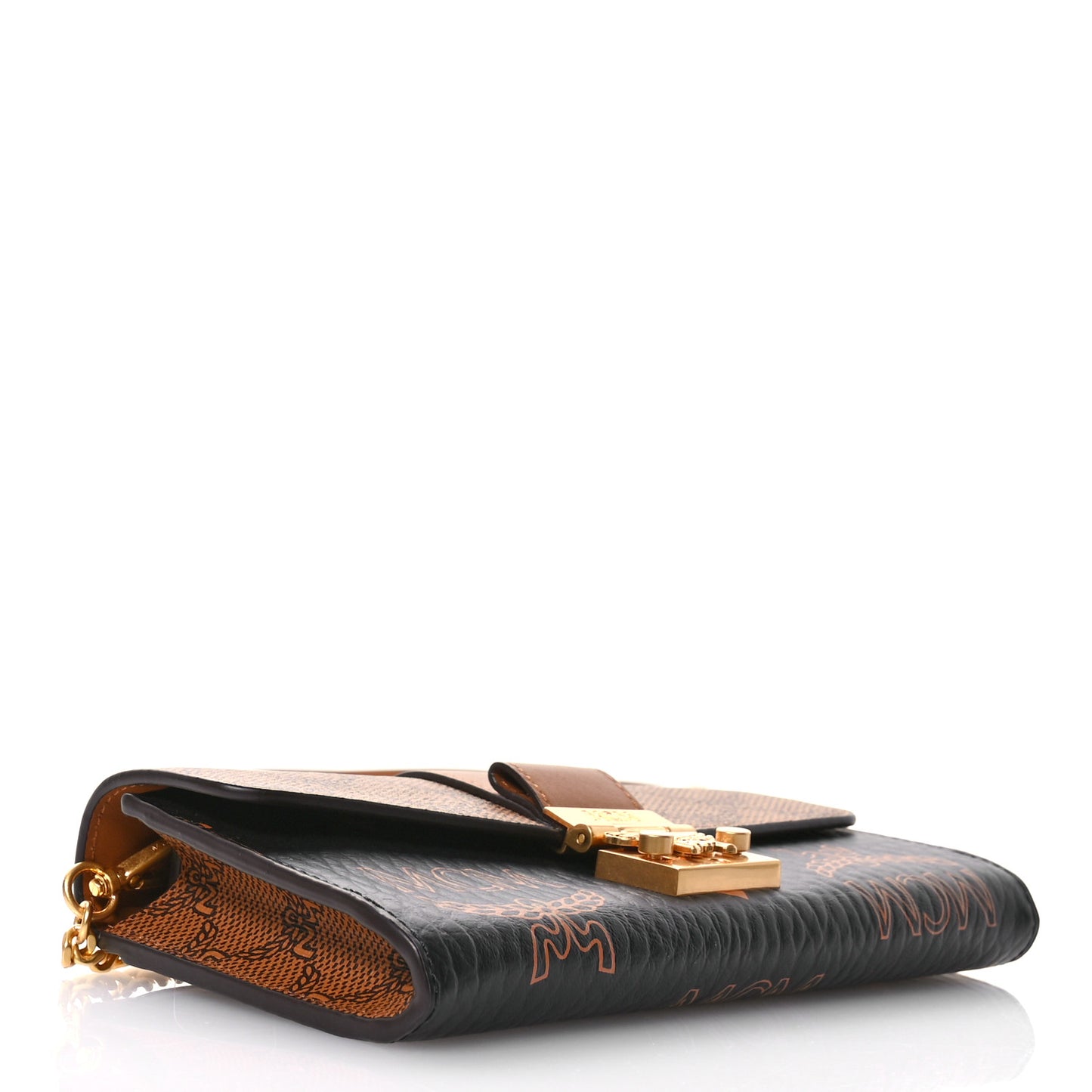 Lauretos Visetos Monogram Mini Tracy Crossbody Bag Black
