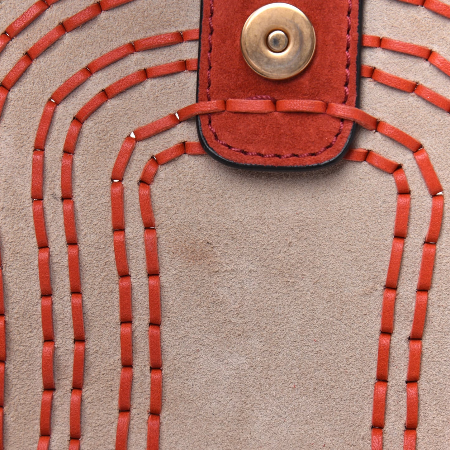 Suede Calfskin Braided Mini Hudson Shoulder Bag