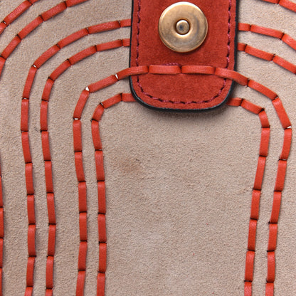 Chloe Suede Calfskin Braided Mini Hudson Shoulder Bag 7 of 15