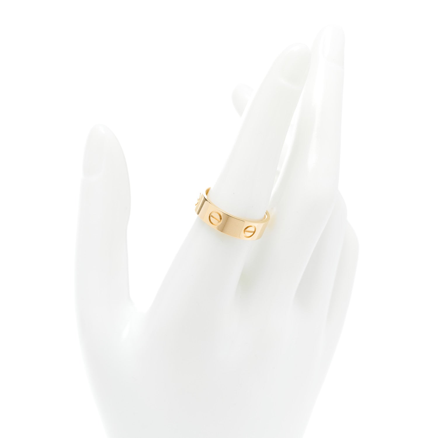 Cartier 18K Yellow Gold 5.5mm LOVE Ring 55 7.25 2 of 4