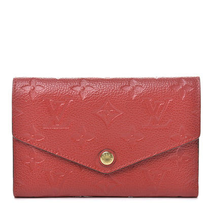 Louis Vuitton Empreinte Compact Curieuse Wallet Cherry 1 of 8