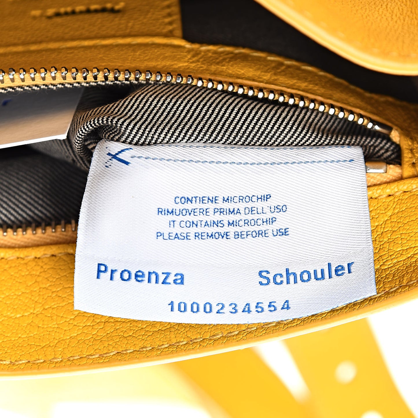 Lambskin PS1 Mini Crossbody Bag Lemon