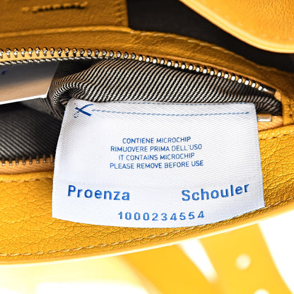 Proenza Schouler Lambskin PS1 Mini Crossbody Bag Lemon 7 of 11