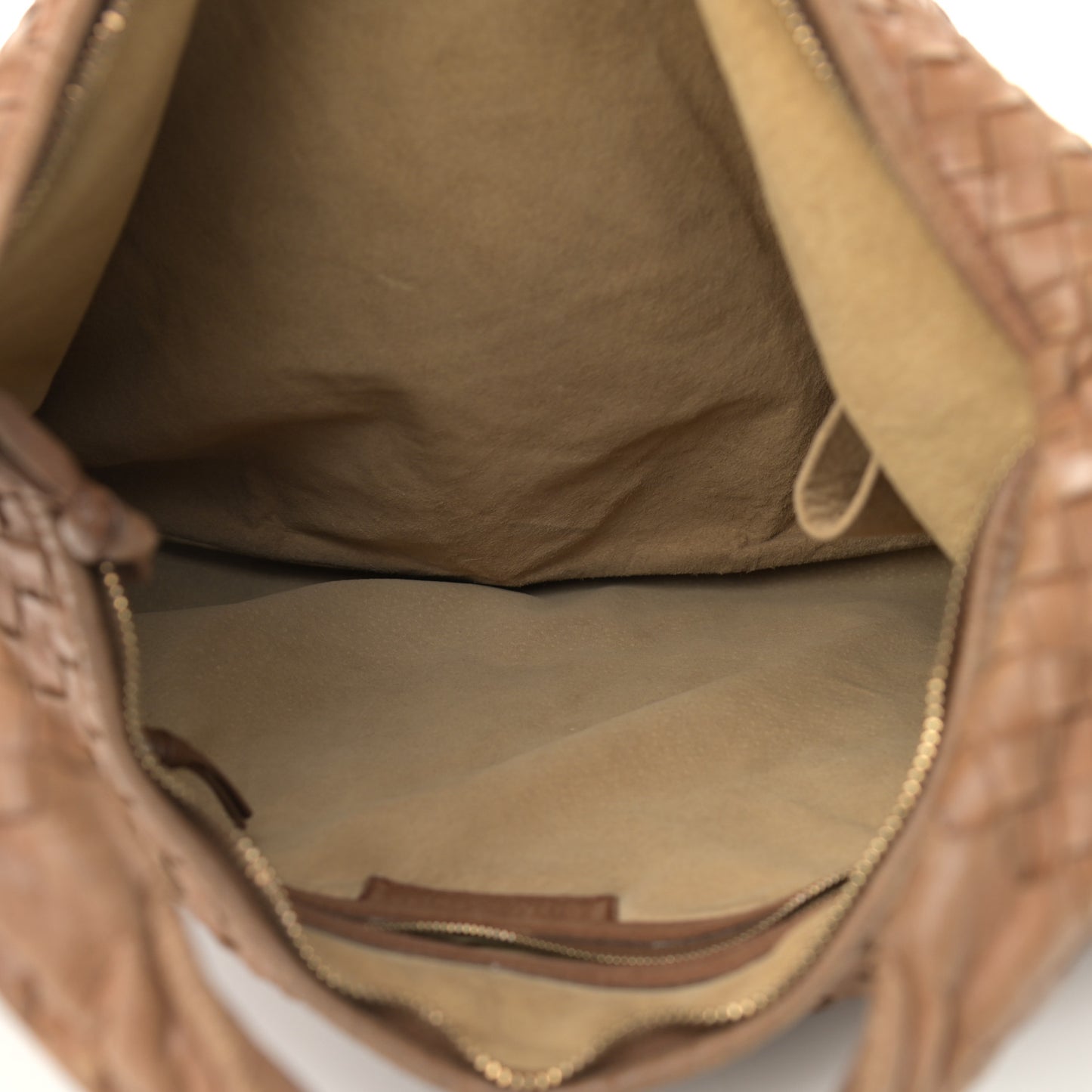 Nappa Intrecciato Large Veneta Hobo Noce