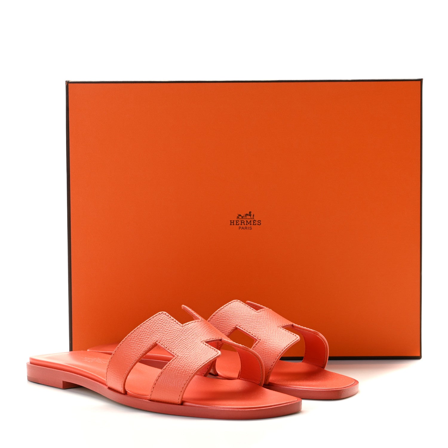 Hermes Epsom Oran Sandals 36 Orange Poppy 9 of 9