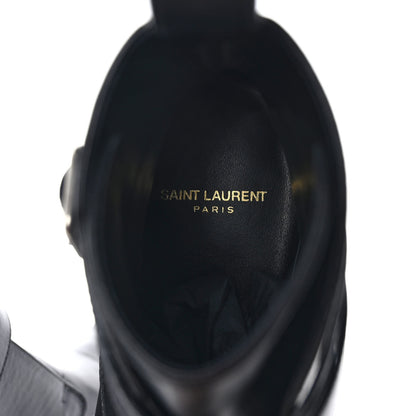 Saint Laurent Calfskin Dare 25 Jodhpur Ankle Boots 41.5 Black 7 of 9