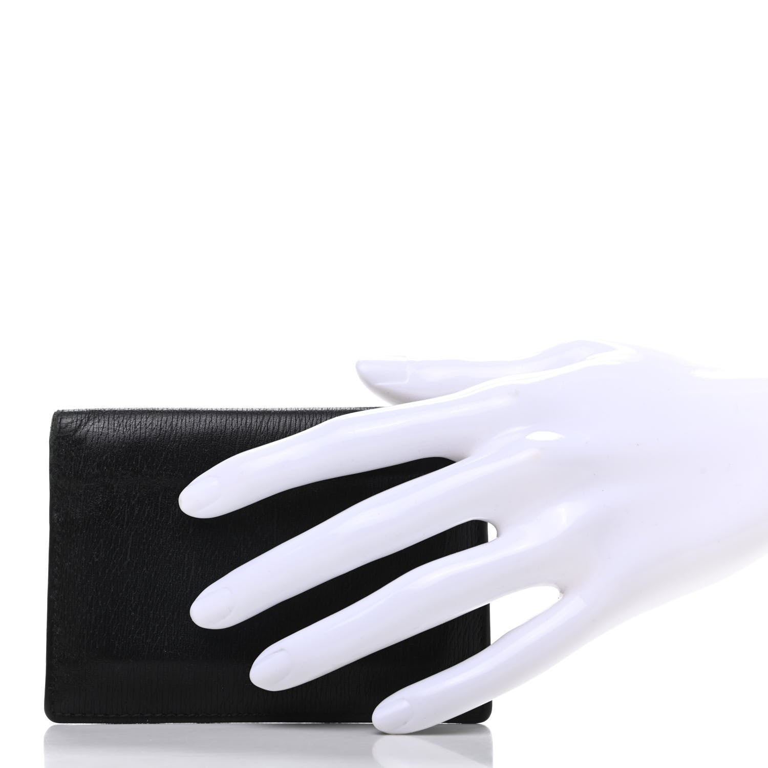 Gucci Calfskin Train Pass Case Black 2 of 7