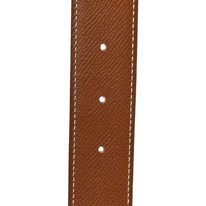 Hermes Box Epsom 32mm Constance H Belt 70 28 Black Gold 4 of 5