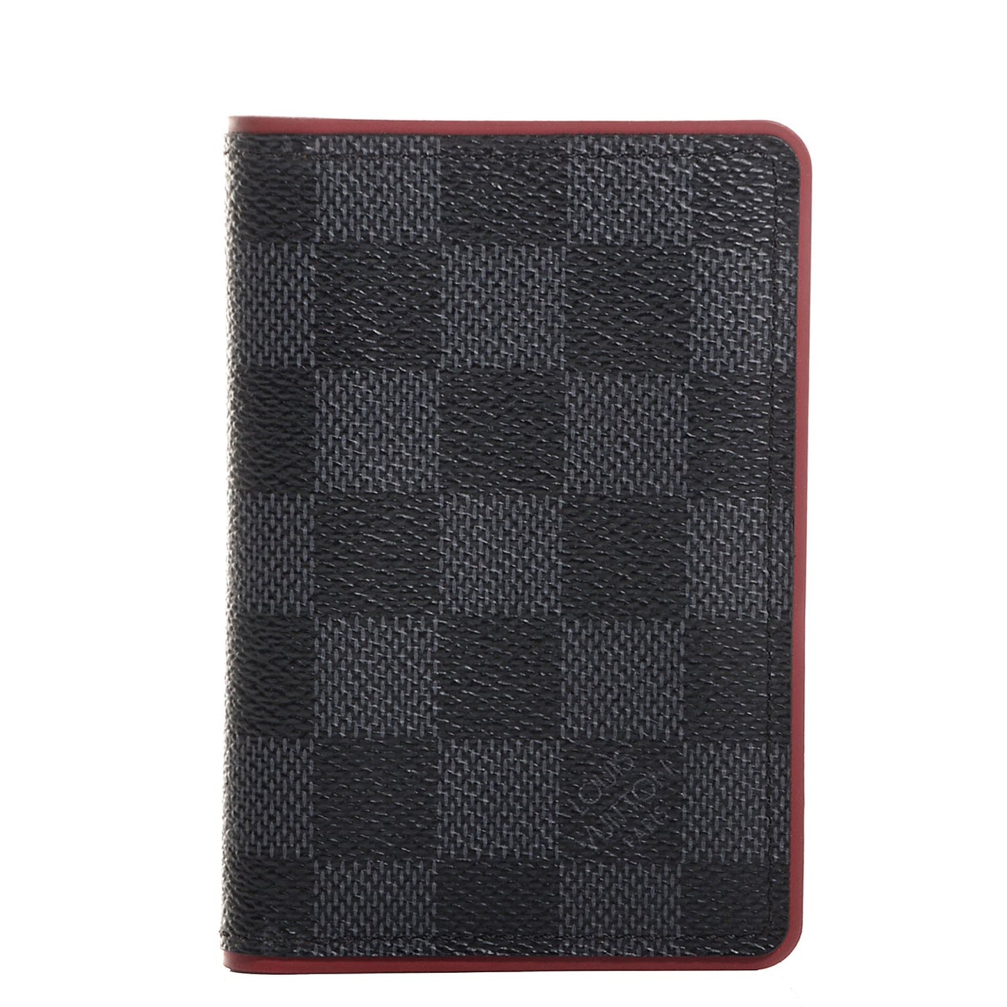 Damier Graphite Pocket Organizer Bordeaux
