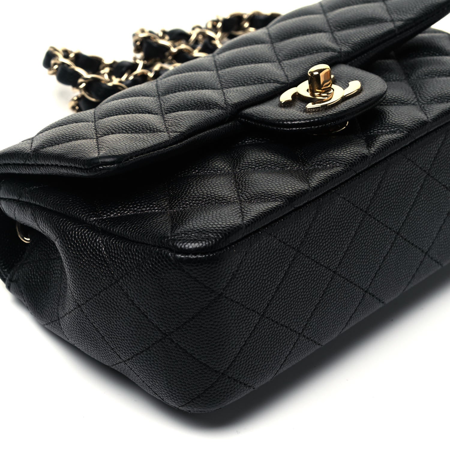 Chanel Caviar Quilted Mini Rectangular Flap Black 8 of 9