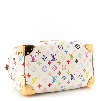 Louis Vuitton Monogram Multicolor Speedy 30 White 4 of 9