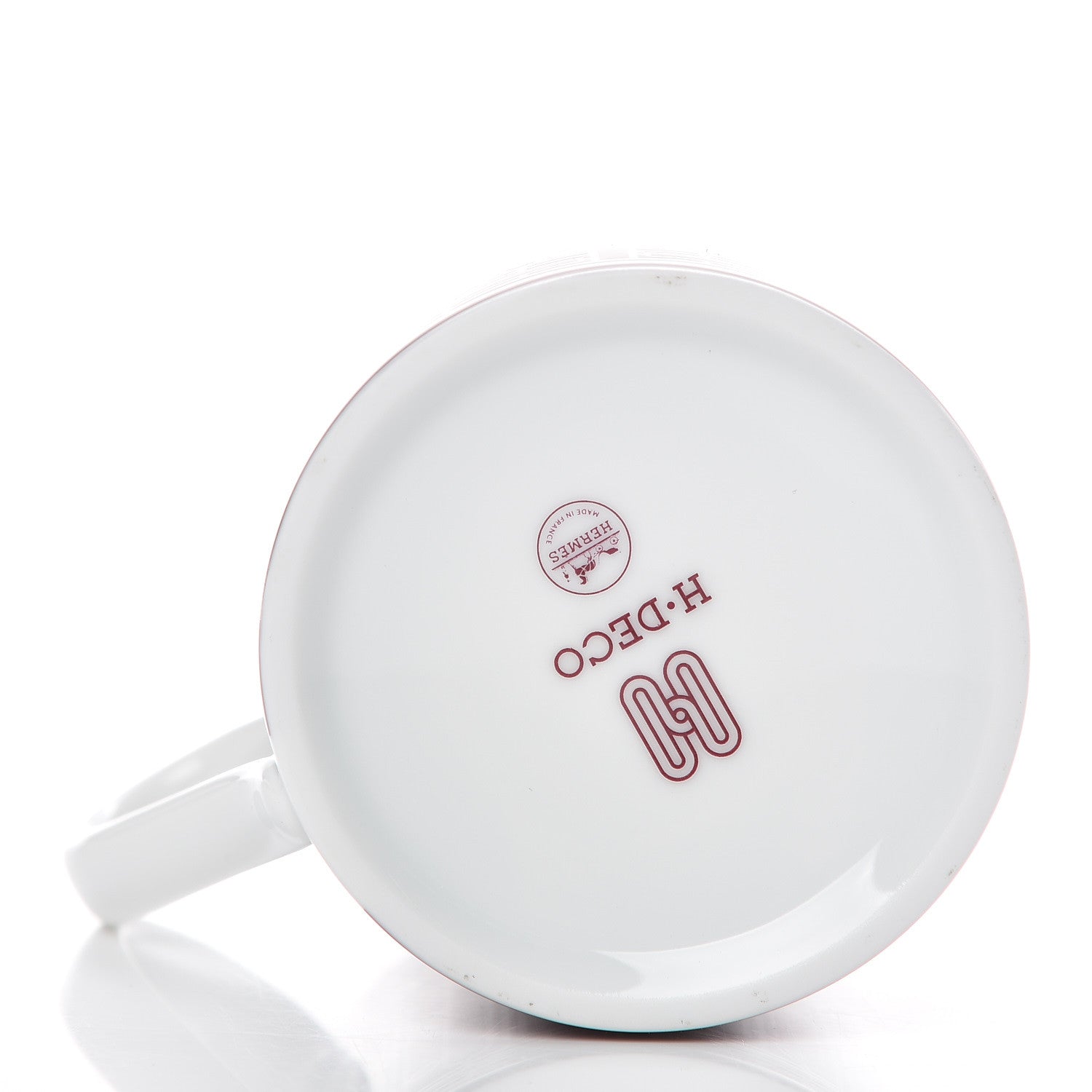 Hermes Porcelain H Deco Mug Rouge 4 of 7