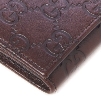 Gucci Guccissima Card Case Brown 5 of 7