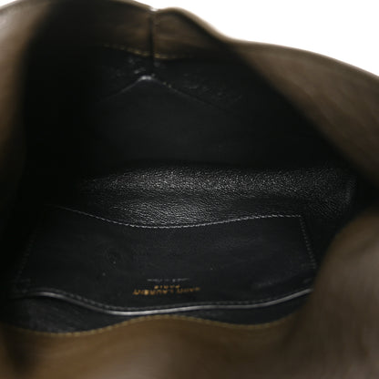 Saint Laurent Grained Lambskin Small Cassandre Chain Pouch Light Musk 5 of 10