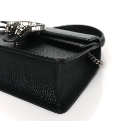 Gucci Dollar Calfskin Crystal Mini Dionysus Top Handle Bag Black Crystal 9 of 11