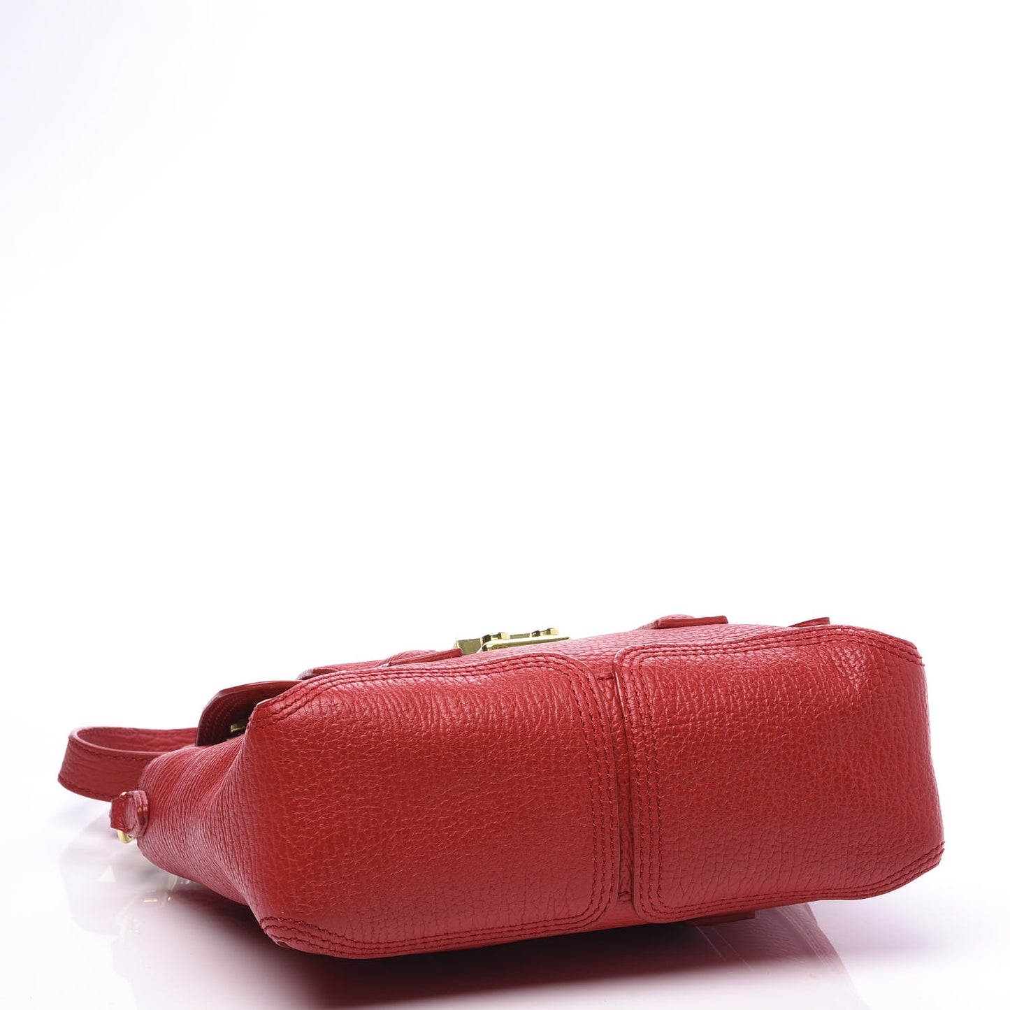 3.1 Textured Calfskin Mini Pashli Satchel Red