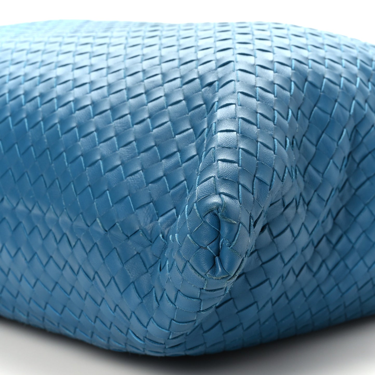 Nappa Intrecciato Maxi Convertible Tote Deep Pacific