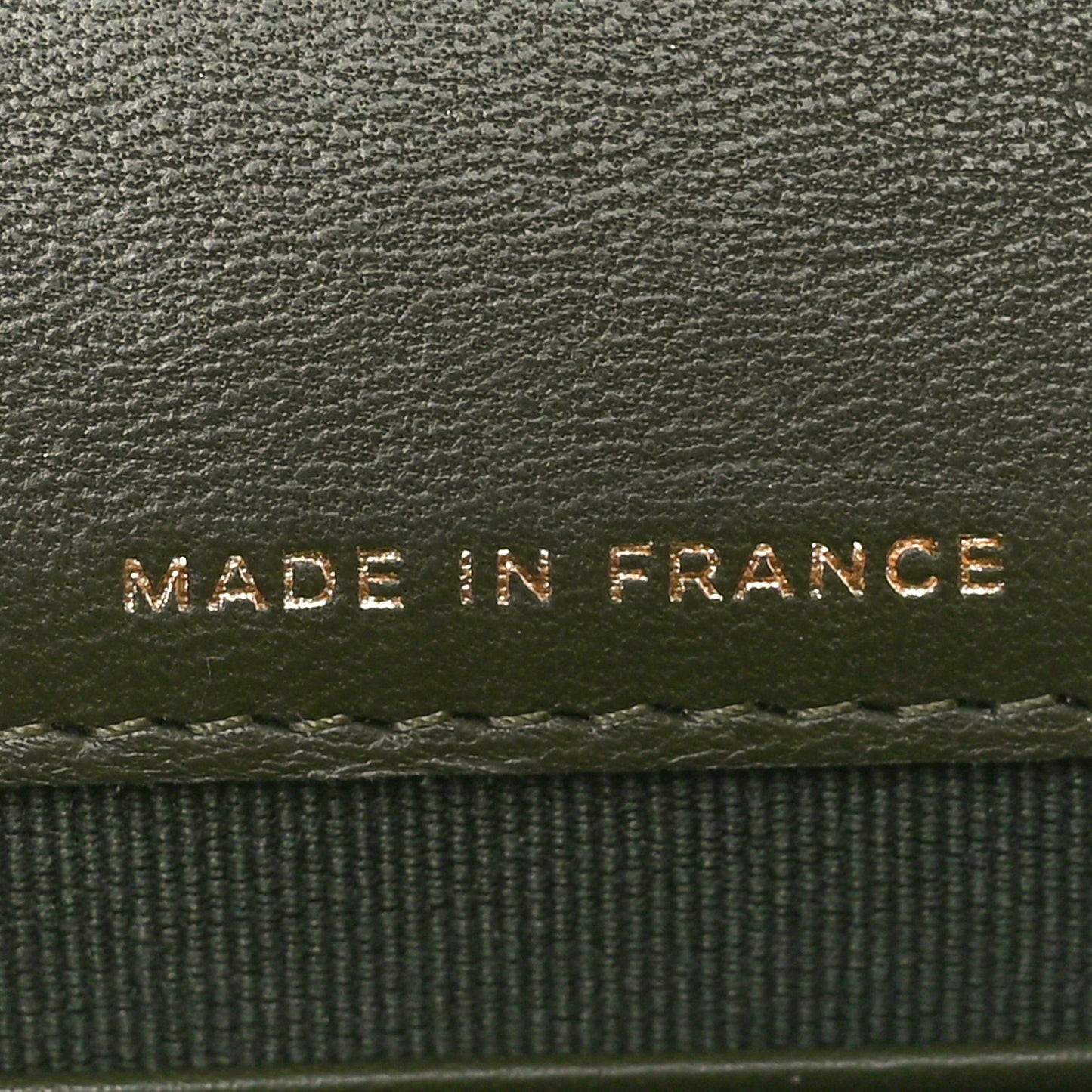 Lambskin Quilted Chain Top Handle Clutch With Chain Khaki