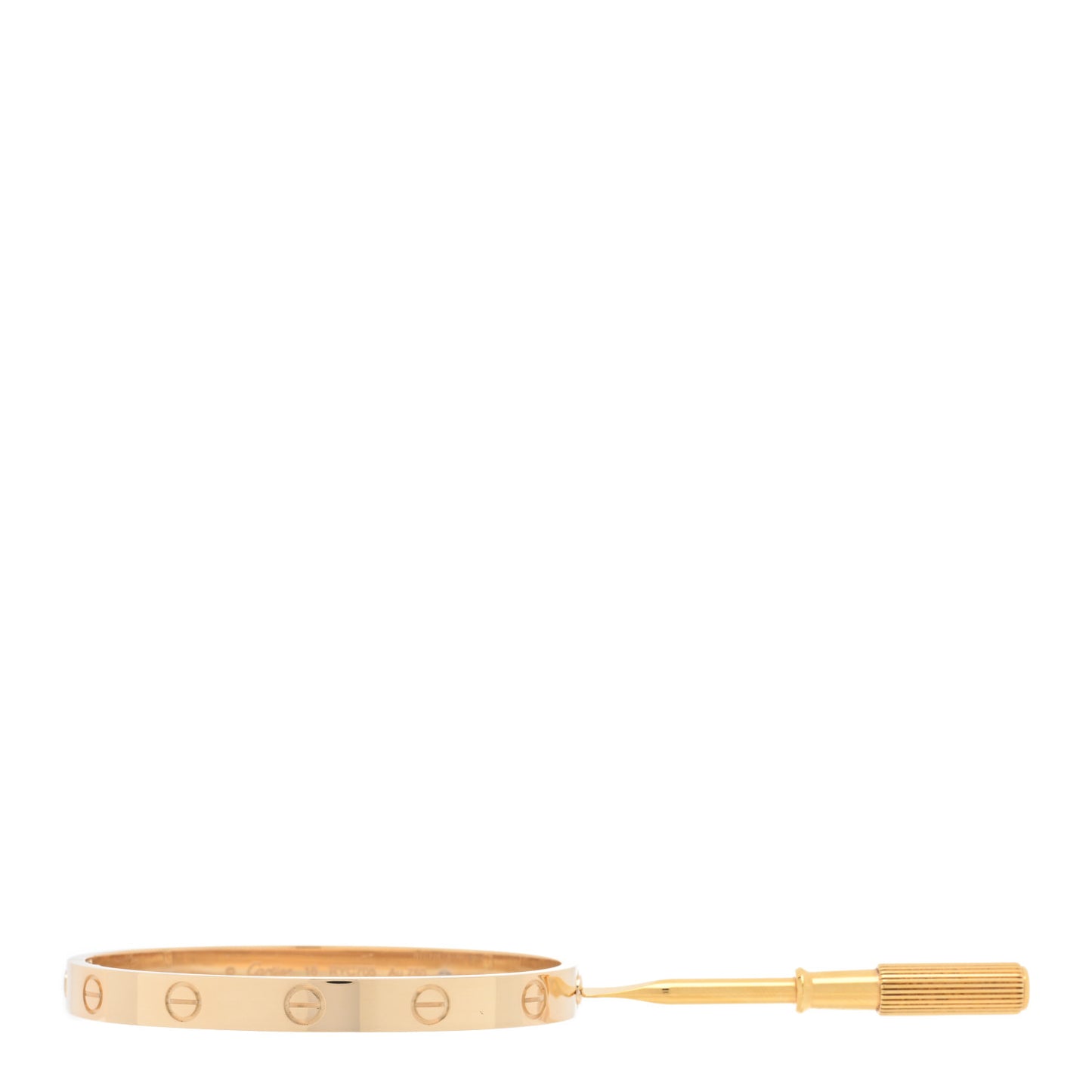 18K Yellow Gold LOVE Bracelet 16