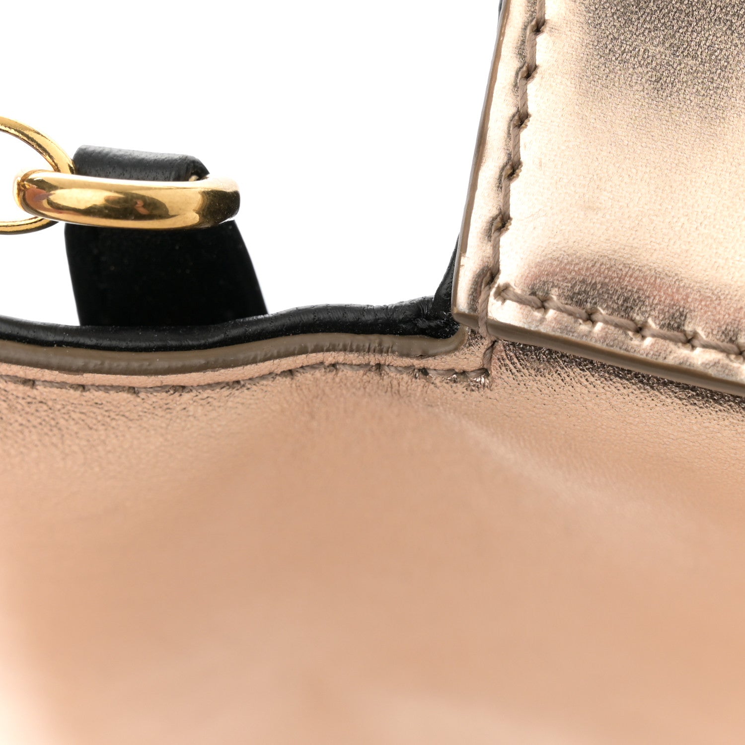 Dolce & Gabbana Metallic Nappa Mini DG Girls Shoulder Bag Pink 12 of 15