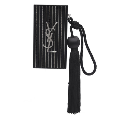 Saint Laurent Acrylic Metal Miniadure Logo Match Box Black 1 of 12