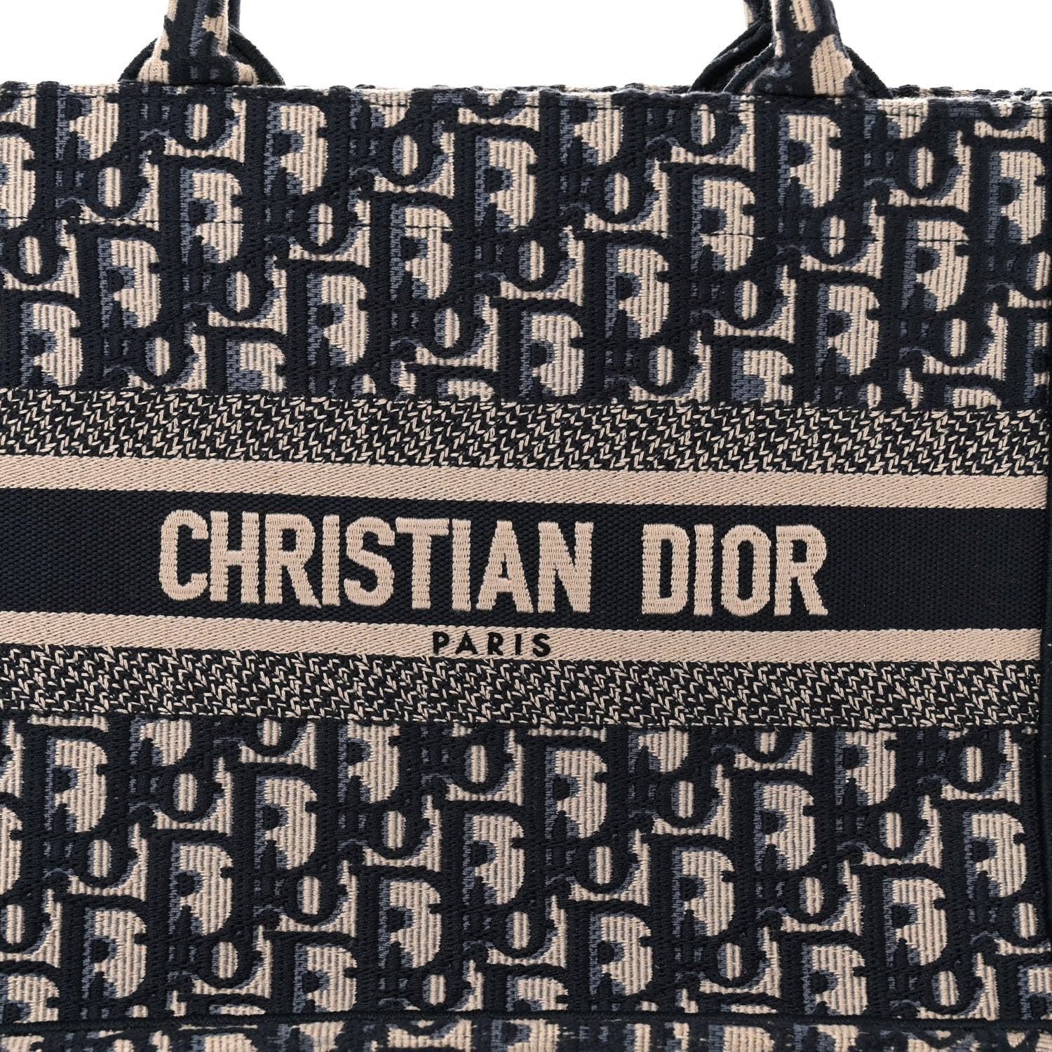 Christian Dior Oblique Small Book Tote Blue Multicolor 8 of 10