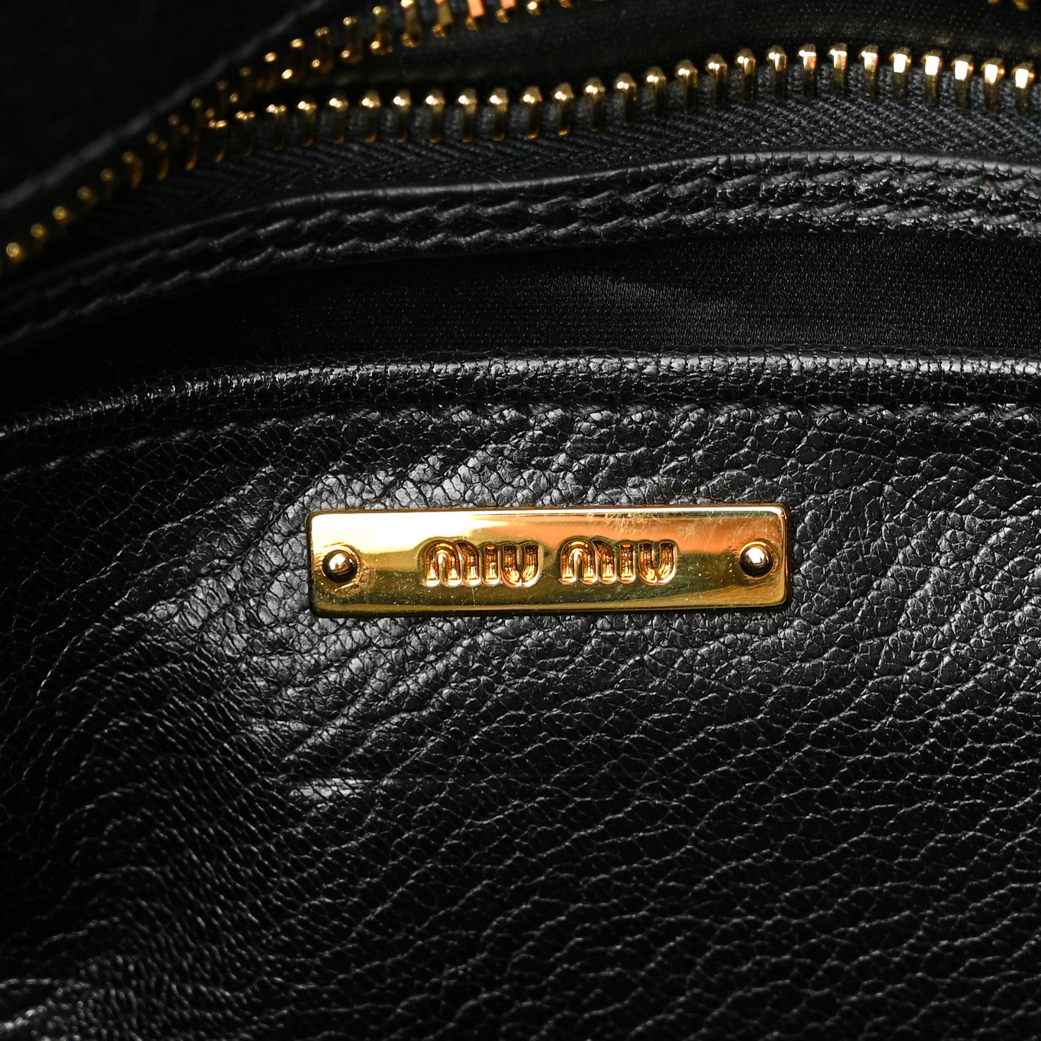 Miu Miu Madras Bicolor Top Handle Bag Cipria Black 5 of 14