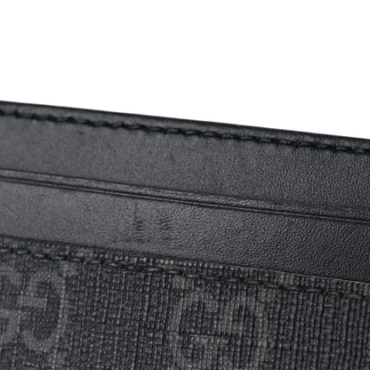 Gucci GG Supreme Monogram Wolf Print Card Holder Black Grey 13 of 13