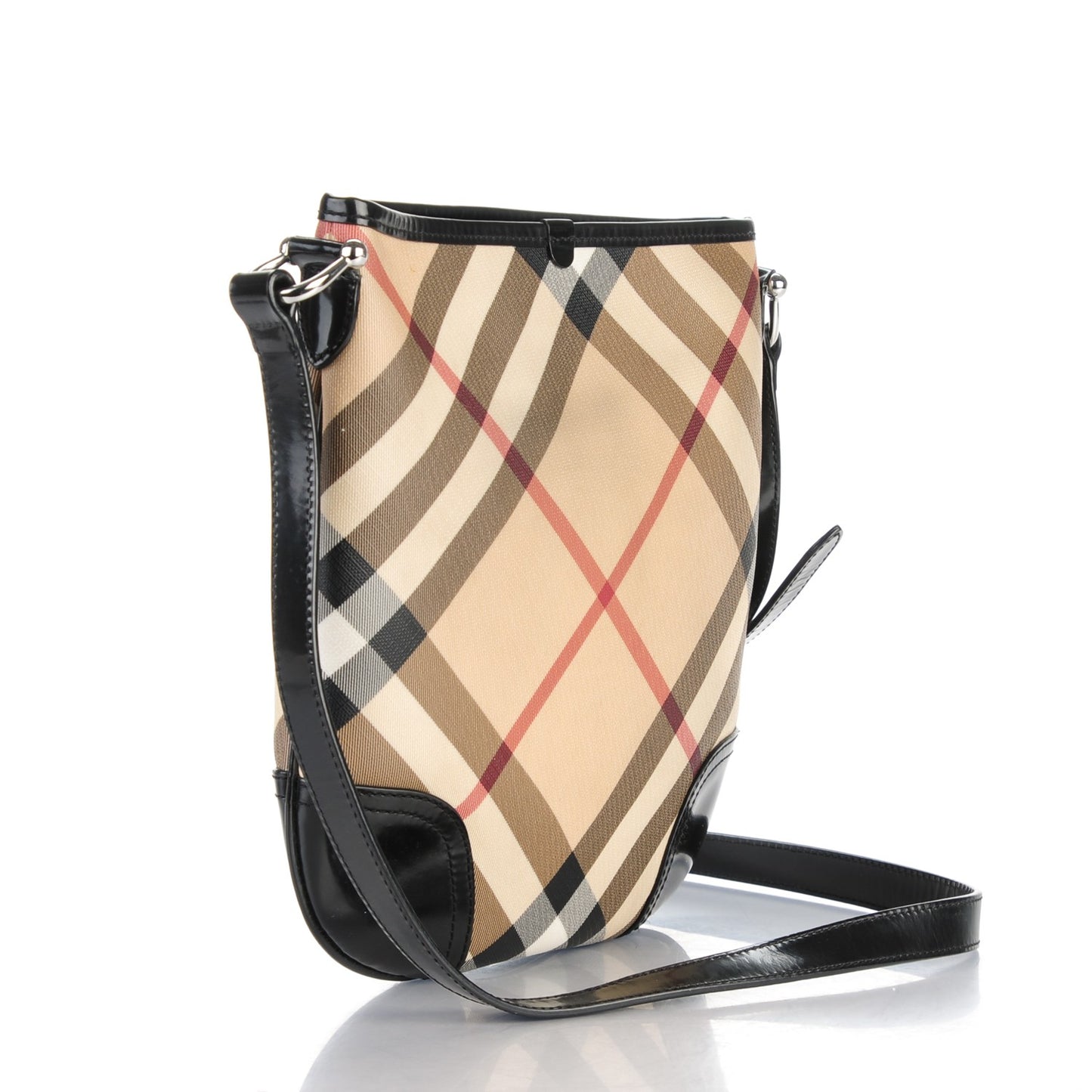 Supernova Check Small Dryden Crossbody Bag Black