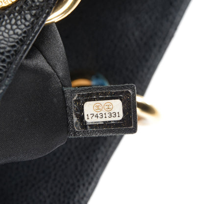 Chanel Caviar Quilted Grand Shopping Tote GST Black 7 of 7