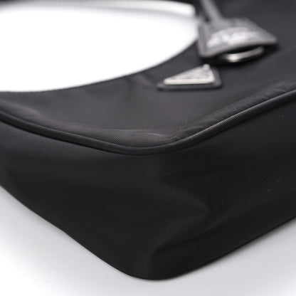 Prada Tessuto Nylon Mini Re-Edition 2000 Bag Black 6 of 9