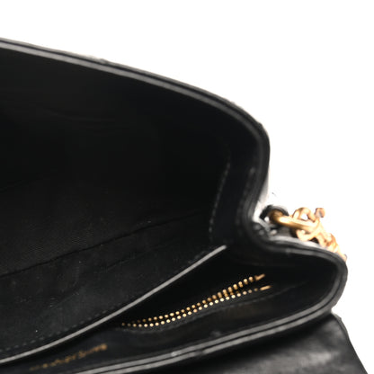 Saint Laurent Calfskin Y Quilted Monogram Toy Loulou Crossbody Bag Black 5 of 10