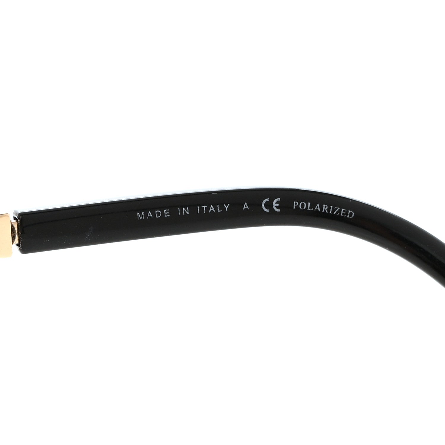 Chanel Metal Polarized Square Frame Chain Sunglasses 4274-Q Gold Black 6 of 8