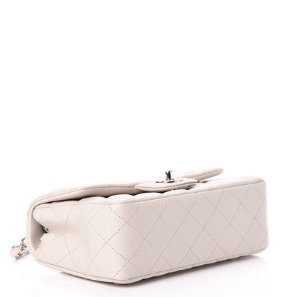 Chanel Caviar Quilted Mini Rectangular Flap White 4 of 10