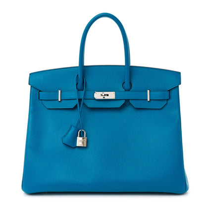 Hermes Epsom Birkin 35 Bleu Zanzibar 1 of 15
