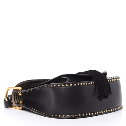 Chloe Calfskin Braided Medium Hudson Shoulder Bag Black 4 of 16