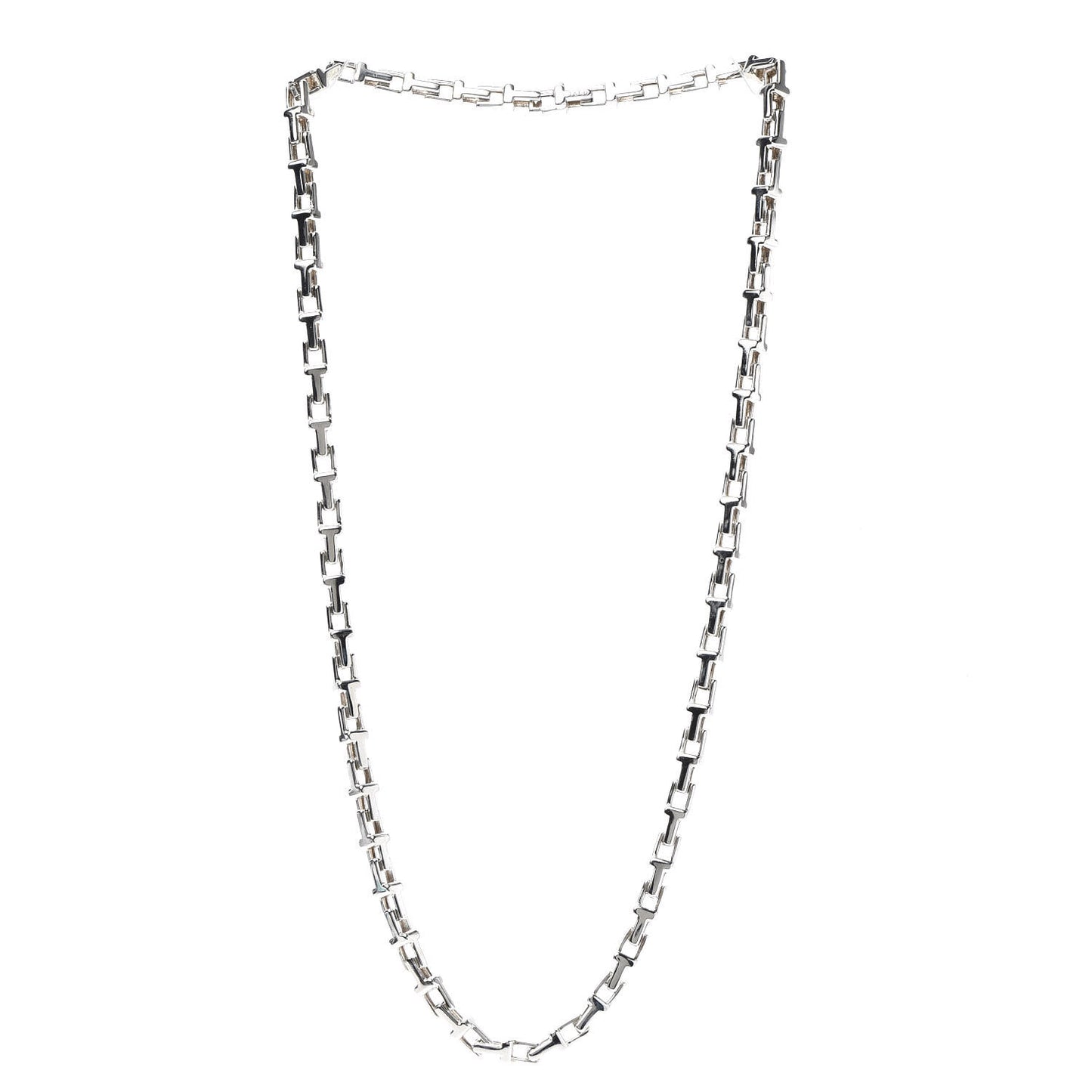 Sterling Silver Interchangeable T Chain Necklace
