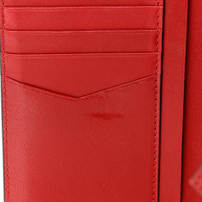 Givenchy Goatskin Diamond Quilted GV3 Medium Wallet Vermillion 7 of 7